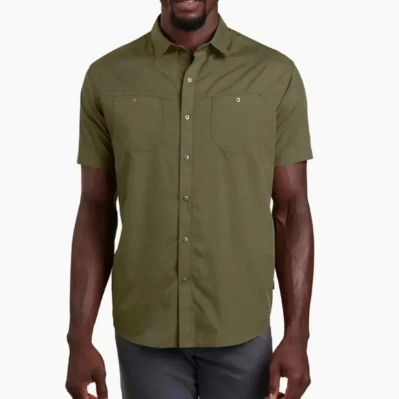 Kuhl Other - KUHL Stealth Size Medium Men Short Sleeve Shirt Olive Green